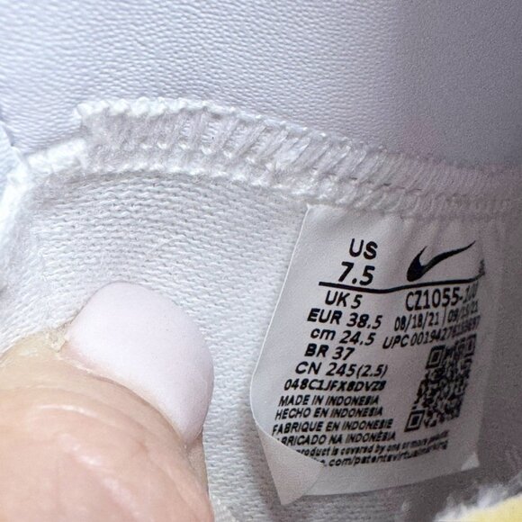 Nike Blazer Mid ’77 White Black Women’s Sneakers Size 7.5 Leather Retro Classic - Picture 13 of 15